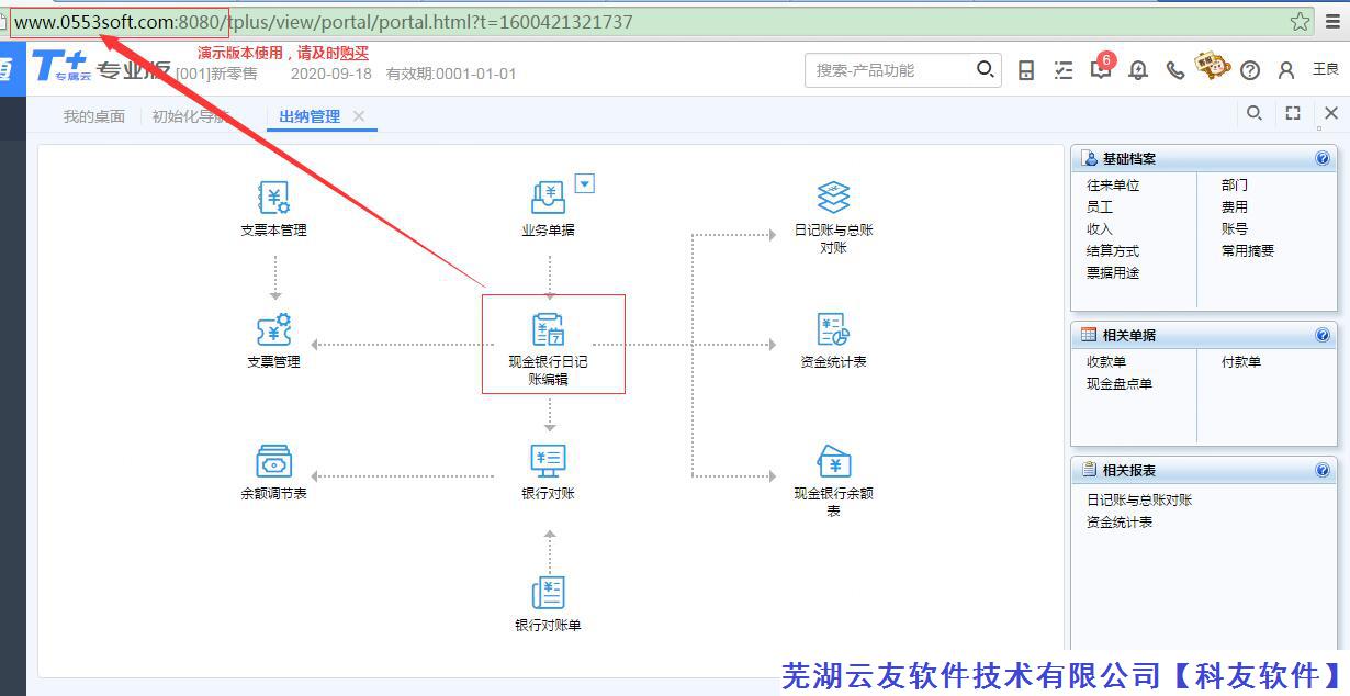 用友T+出纳管理是怎么用的？