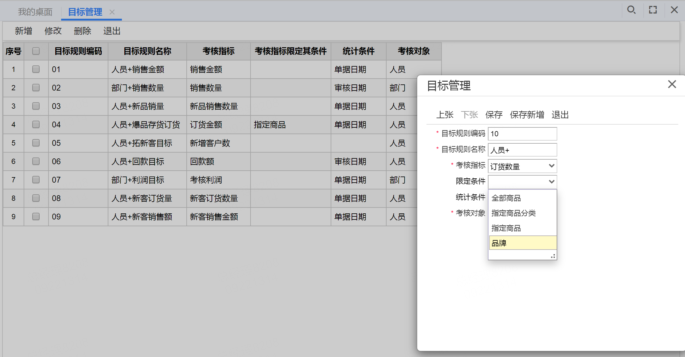 用友T+CLOUD目标管理